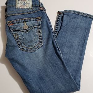 True Religion Capri Skinny Jeans / Size 23
